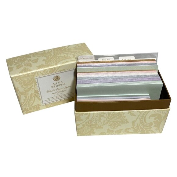 Anna Griffin Metallic Cards Layers Envelopes Box 38 Each + Addl Open Box Items - Picture 3 of 14